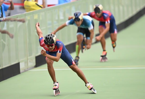 ▲競速溜冰「最速男」郭立陽，本屆全運會已經拿下雙金入袋。（圖／全運會提供）