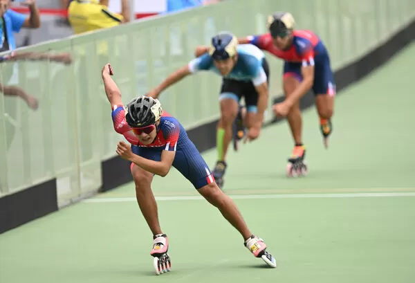 ▲競速溜冰「最速男」郭立陽，本屆全運會已經拿下雙金入袋。（圖／全運會提供）