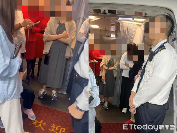 ▲▼ 風雨攪局！四川航空轉降高雄　「被困機上2hrs」乘客爆氣怒罵。（圖／民眾提供）