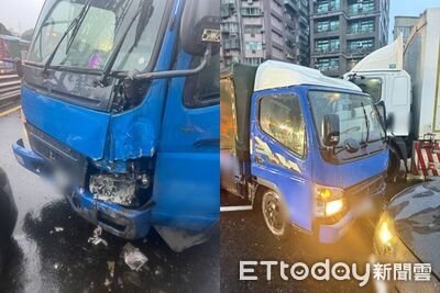 國1汐止段嚴重車禍!男下車放故障標誌 遭撞噴對向「多車輾斃」