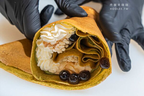 ▲▼高雄漢神巨蛋必吃甜點「Fun Tower日式可麗餅」！濃抹茶珍珠脆脆超療癒，12週年慶限時送義式冰淇淋。（圖／部落客虎麗提供）