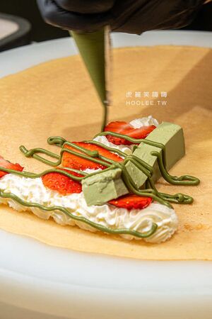 ▲▼高雄漢神巨蛋必吃甜點「Fun Tower日式可麗餅」！濃抹茶珍珠脆脆超療癒，12週年慶限時送義式冰淇淋。（圖／部落客虎麗提供）