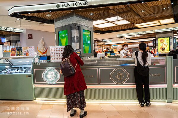 ▲▼高雄漢神巨蛋必吃甜點「Fun Tower日式可麗餅」！濃抹茶珍珠脆脆超療癒，12週年慶限時送義式冰淇淋。（圖／部落客虎麗提供）