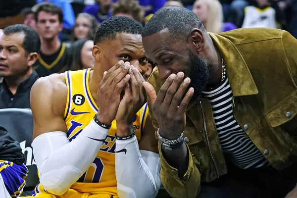 ▲▼前MVP衛斯布魯克被爆對詹姆斯的「虛偽表現」感到厭煩。（圖／達志影像／美聯社）