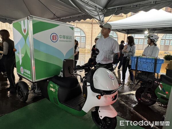 ▲▼中華郵政新車隊電動三輪機車明上路。（圖／記者李姿慧攝）