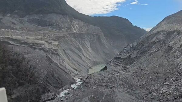 ▲▼      馬太鞍溪堰塞湖下游1公里又有堰塞湖！預計24小時內溢流       。（圖／翻攝林業及自然保育署花蓮分署）