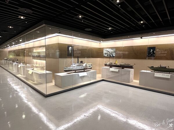 ▲▼「長榮海事博物館」2025免費參觀到11月底！上千艘戰船、互動遊戲超好玩。（圖／部落客紫色微笑提供）