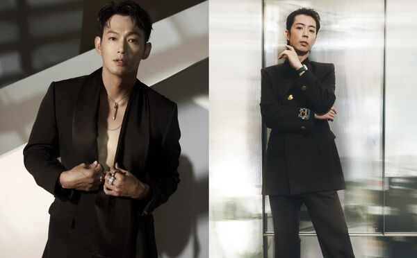 ▲▼小杰、威廉都閃兵。（圖／翻攝自小杰、威廉IG）