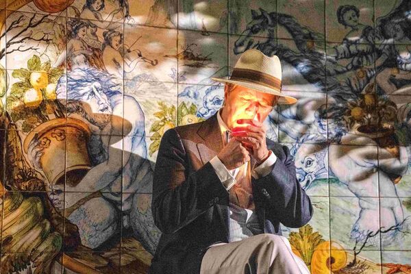 ▲蓋瑞歐德曼戒酒27年《拿坡里的美麗傳說》扮酗酒作家入木三分。（圖／海鵬提供）