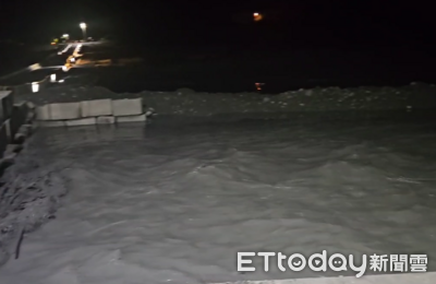 快訊/馬太鞍溪「新堰塞湖」夜間9點溢流 下游橋便道被沖毀