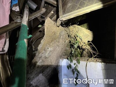 快訊／山坡崩了「土石砸進家裡」驚悚曝光！北市文山區緊急疏散
