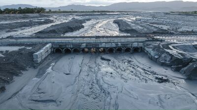 馬太鞍溪堰塞湖溢流淹沒便道　季連成：沒被沖毀、研擬加固