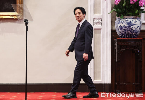 ▲總統賴清德出席2025 APEC代表團行前記者會。（圖／記者林敬旻攝）
