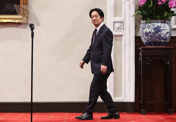 ▲總統賴清德出席2025 APEC代表團行前記者會。（圖／記者林敬旻攝）