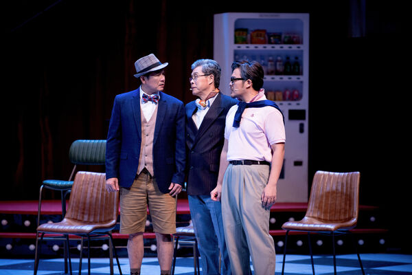 ▲楊烈主演的舞台劇《明星養老院》在高雄至德堂演出。（圖／金星文創提供）