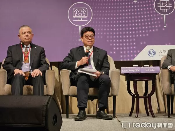 ▲▼陸委會主委邱垂正出席「美中競爭下的中國大陸情勢與兩岸關係」國際研討會。（圖／記者陳冠宇攝）