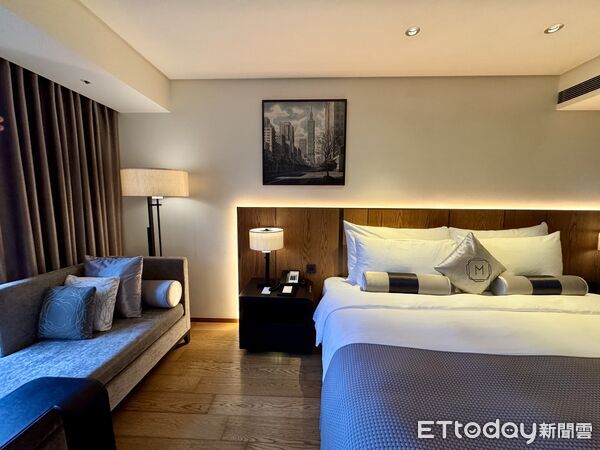 ▲台北慕軒飯店自8月底加盟萬豪國際集團，更名為「台北慕軒飯店，臻品之選」。（圖／記者彭懷玉攝）