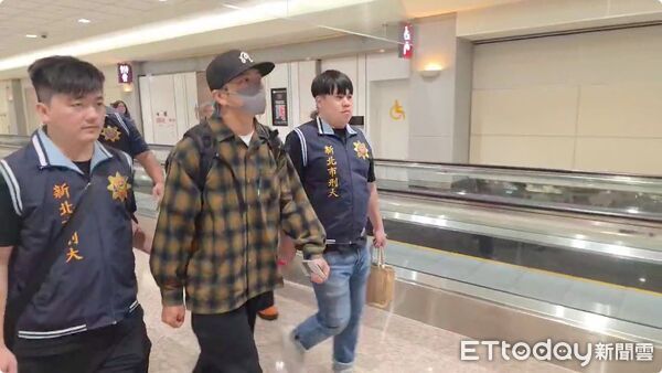 ▲▼▲▼坤達返抵桃園機場。（圖／機場聯誼會提供）