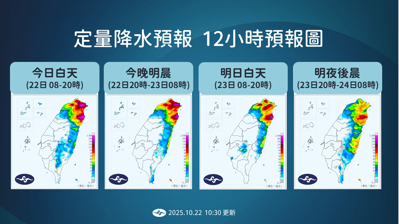 ▲▼天氣趨勢。（圖／氣象署提供）