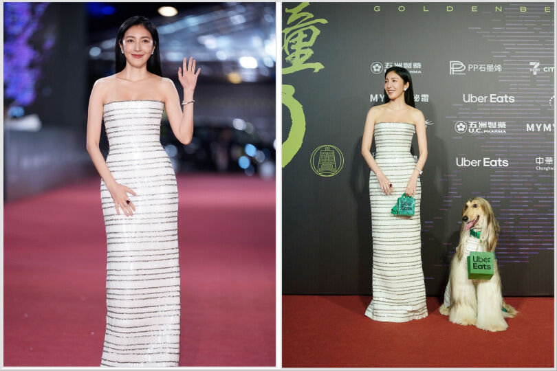 楊謹華金鐘奪后隔天火速變身BLACKPINK迷妹，現身高雄被粉絲狂讚本人膚況太好！根本不像47歲！