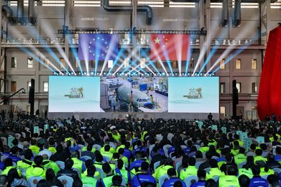 與波音比拼亞洲市場　天津空巴啟用第二條A320總裝線