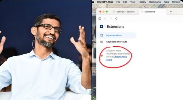 ▲▼「連 OpenAI 都用 Chromium」貼文瘋傳。（圖／X@@ns123abc）