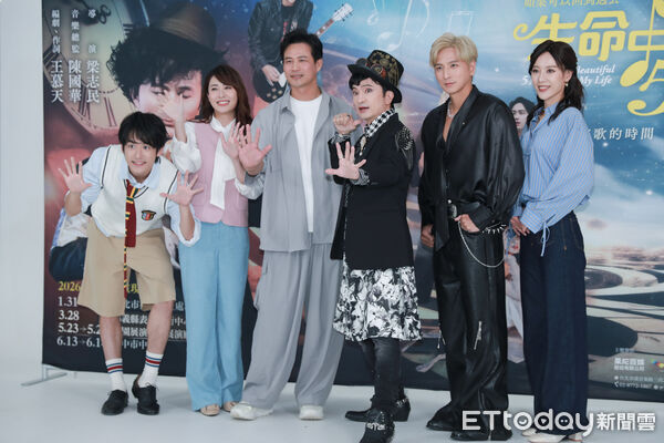 ▲▼《生命中最美好的5分鐘》棚拍記者會-鎮萬鈞，張郁婕，陳國華，唐從聖，楊奇煜，方宥心。（圖／記者周宸亘攝）