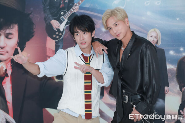 ▲▼《生命中最美好的5分鐘》棚拍記者會-鎮萬鈞，楊奇煜。（圖／記者周宸亘攝）