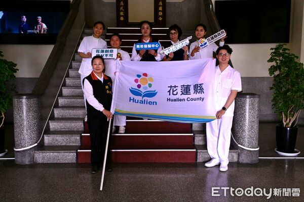 ▲▼慈濟大學學生團隊參加「德國紐倫堡國際發明展」由花蓮縣長徐榛蔚親自授旗加油。（圖／花蓮縣政府提供，下同）