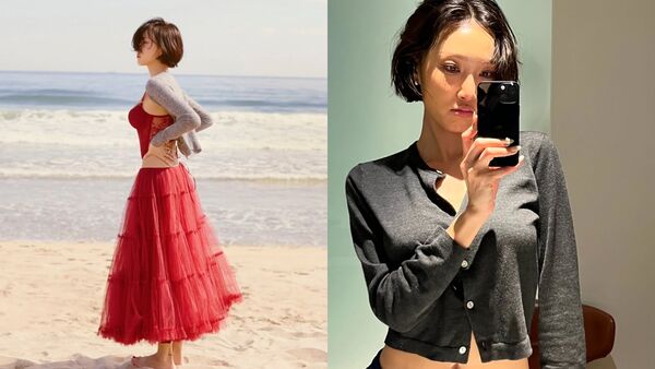 外送稿用 ▲▼華莎瘦到4X公斤！緊身細肩洋裝零贅肉　親曝一運動習慣。（圖／翻攝自Instagram／_mariahwasa）