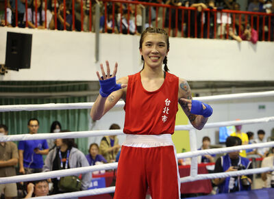 全運會女子拳擊 　黃筱雯完勝對手摘金締造5連霸