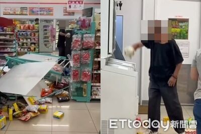 「憤怒鐵拳」畫面曝！彰化暴走男怒砸超商　發洩代價要花80萬