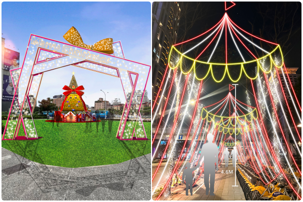 ▲2025新北歡樂耶誕城以「馬戲嘉年華」為主題，與全球知名的「LINE FRIENDS & LINE FRIENDS minini」角色IP合作。（示意圖／新北市觀旅局提供）