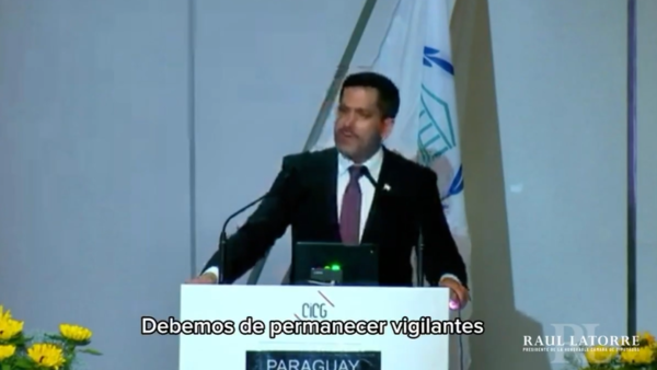 ▲▼巴拉圭共和國眾議院議長拉多雷（Ra&uacute;l Luis Latorre Mart&iacute;nez）。（圖／翻攝自X／@raulatorre）