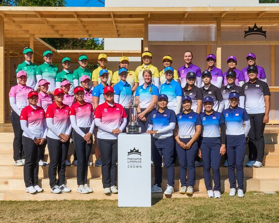 ▲台灣女將徐薇淩和世界隊名將組隊出戰本屆國際皇冠盃。（圖／昊昭顧問有限公司提供）