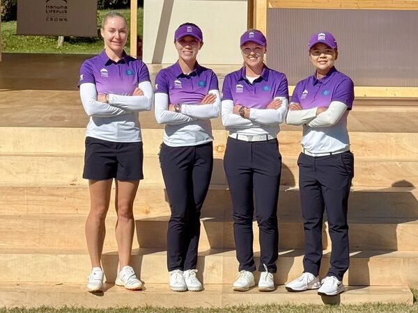 ▲台灣女將徐薇淩和世界隊名將組隊出戰本屆國際皇冠盃。（圖／昊昭顧問有限公司提供）