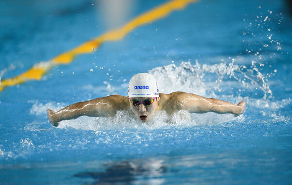 ▲混血女泳將韓安齊本屆全運會勇奪10面金牌，「台灣蝶王」王冠閎也有8金入袋。（圖／全運會提供） 