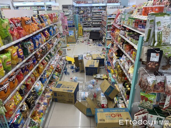 ▲▼ 彰化男子酒後失控砸超商。（圖／彰化分局提供，下同）