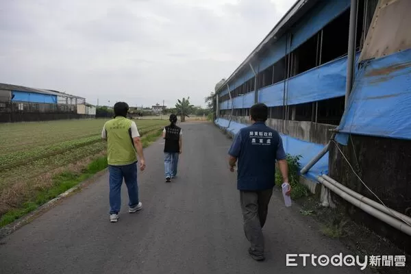 ▲屏東縣政府清查廚餘養豬場。（圖／屏東縣政府提供）