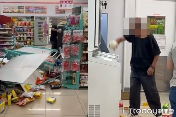 「憤怒鐵拳」畫面曝！彰化暴走男怒砸超商　發洩代價要花80萬