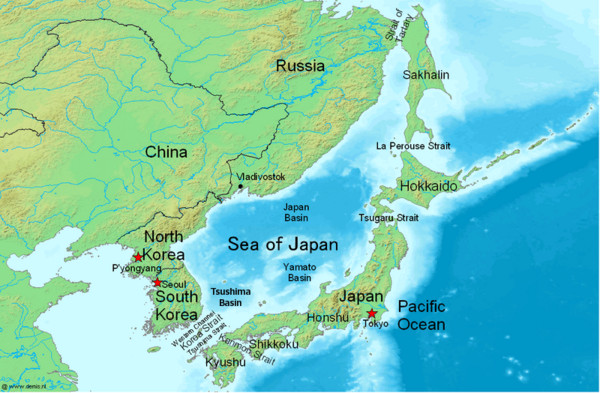 IKEA因一款印有日本海字樣的地圖傢飾，引發韓國民眾輿論（圖／取自維基百科）