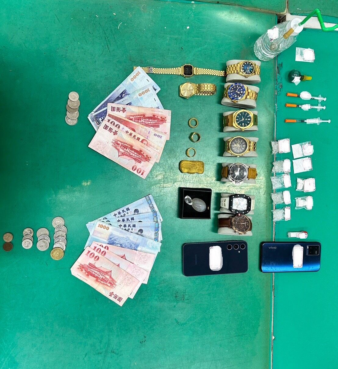 ▲內埔警方逮獲潘姓男子送辦。（圖／記者陳崑福翻攝）