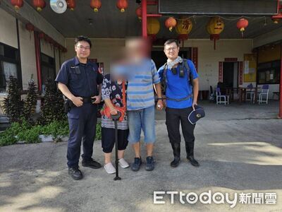 獨入滿州後山迷途3小時 警消馳援助7旬翁平安脫困