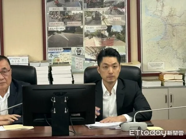 ▲▼蔣萬安向民眾黨及新黨黨團說明重大議法案。（圖／記者鄭佩玟攝）