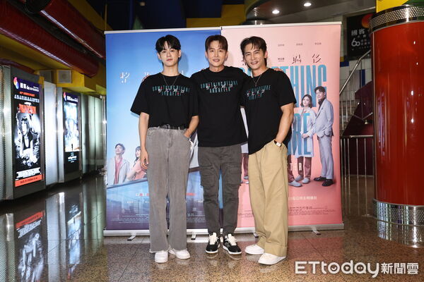 ▲温昇豪、李廷鎮、洪暐哲《整形過後》媒體茶敘。（圖／記者林敬旻攝）