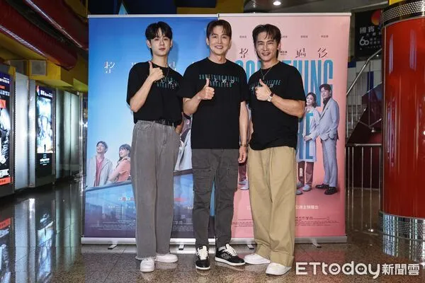 ▲温昇豪、李廷鎮、洪暐哲出席《整形過後》媒體茶敘。（圖／記者林敬旻攝）