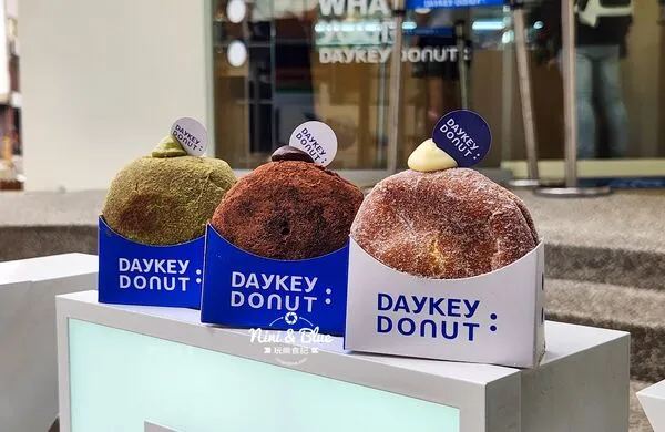 ▲▼DAYKEY DONUT ｜日式「生」甜甜圈專門店。（圖／部落客NINI AND BLUE 玩樂食記授權提供）