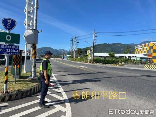 ▲迎接連續假期，台東警方加強交通疏導守護行車安全。（圖／記者楊晨東翻攝）