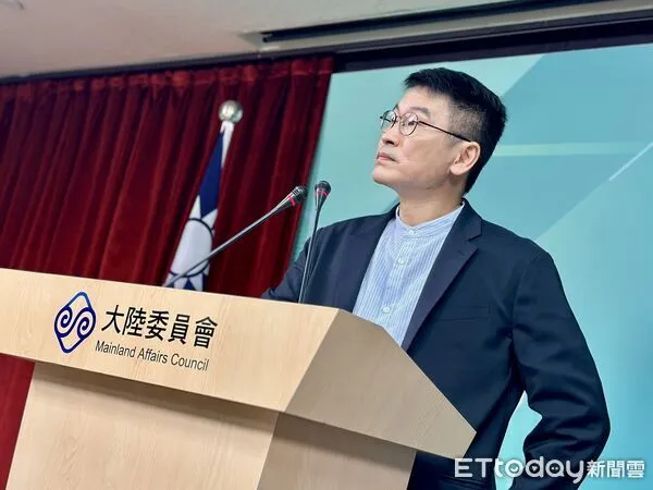 ▲▼陸委會副主委、發言人梁文傑。（圖／記者蔡紹堅攝）