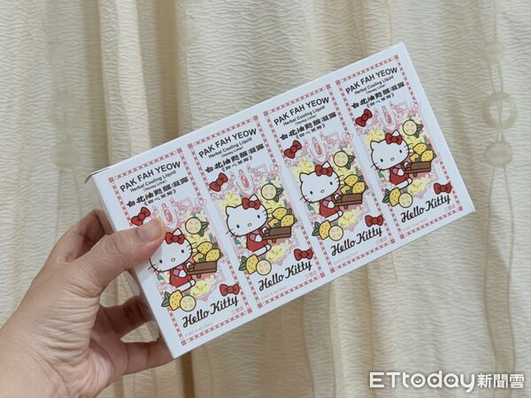 ▲▼有網友在Dcard平台發文稱，女友跑遍藥妝店尋找Jisoo白花油，偏偏凱蒂款很多家都沒有，覺得女友真的很瘋。（圖／業者提供）